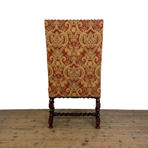 ANTIQUE WALNUT ELBOW CHAIR - ADDITIONAL PHOTO 2