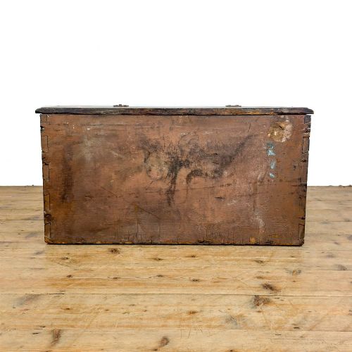 ANTIQUE EARLY OAK BIBLE BOX - ADDITIONAL PHOTO 7