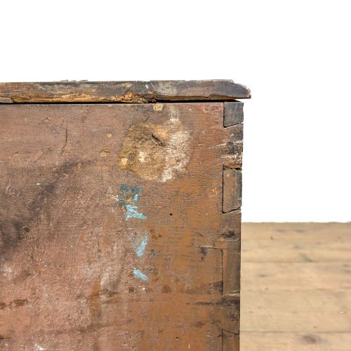 ANTIQUE EARLY OAK BIBLE BOX - ADDITIONAL PHOTO 8
