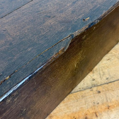 ANTIQUE 18TH CENTURY OAK BIBLE BOX - ADDITIONAL PHOTO 1