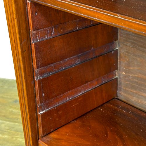 ANTIQUE EGYPTIAN REVIVAL MAHOGANY BOOKCASE - ADDITIONAL PHOTO 4