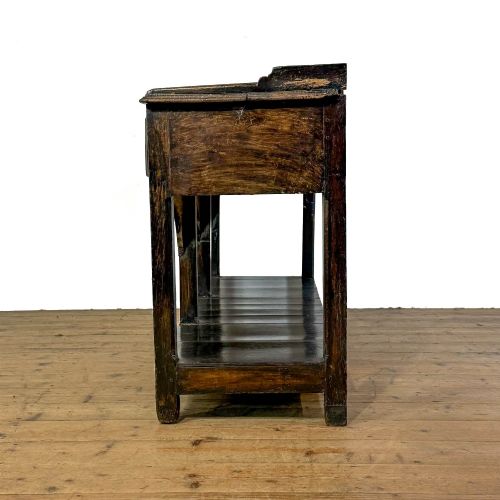 ANTIQUE 19TH CENTURY OAK DRESSER BASE - ADDITIONAL PHOTO 1