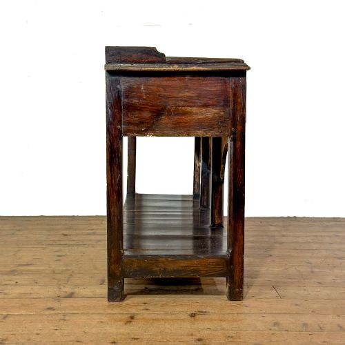 ANTIQUE 19TH CENTURY OAK DRESSER BASE - ADDITIONAL PHOTO 2
