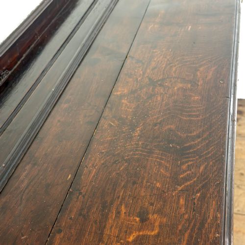 ANTIQUE 19TH CENTURY OAK DRESSER BASE - ADDITIONAL PHOTO 3