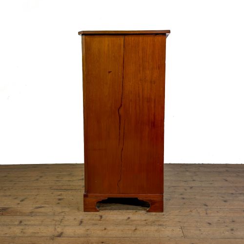 ANTIQUE LARGE SERPENTINE MAHOGANY CHEST OF DRAWERS - ADDITIONAL PHOTO 7