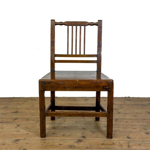 ANTIQUE SET OF THREE HARLEQUIN FARMHOUSE CHAIRS - ADDITIONAL PHOTO 3