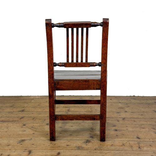 ANTIQUE SET OF THREE HARLEQUIN FARMHOUSE CHAIRS - ADDITIONAL PHOTO 11