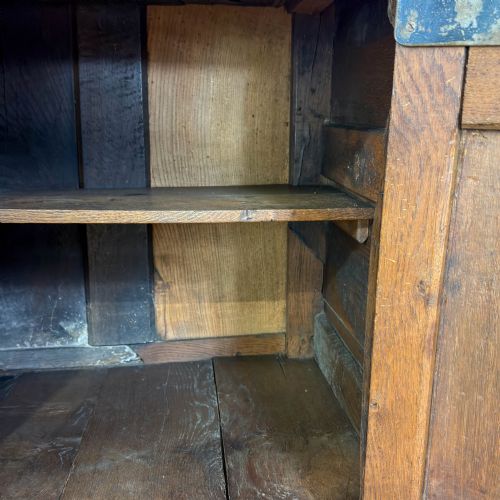 ANTIQUE GEORGIAN OAK DRESSER BASE SIDEBOARD - ADDITIONAL PHOTO 2