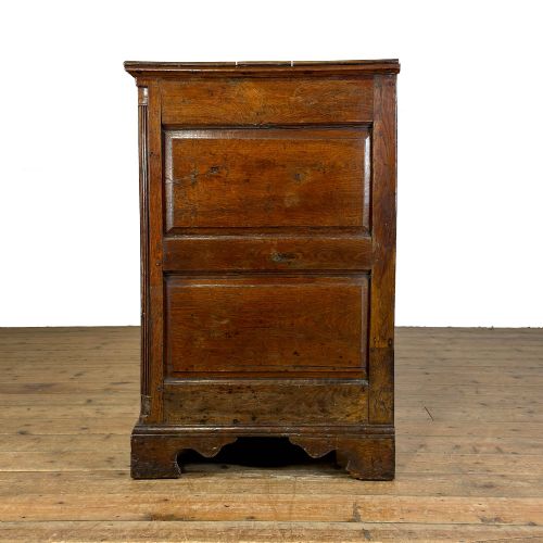 ANTIQUE GEORGIAN OAK DRESSER BASE SIDEBOARD - ADDITIONAL PHOTO 6