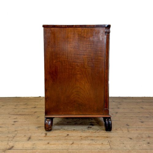 ANTIQUE WILLIAM IV MAHOGANY CHEST OF DRAWERS - ADDITIONAL PHOTO 7