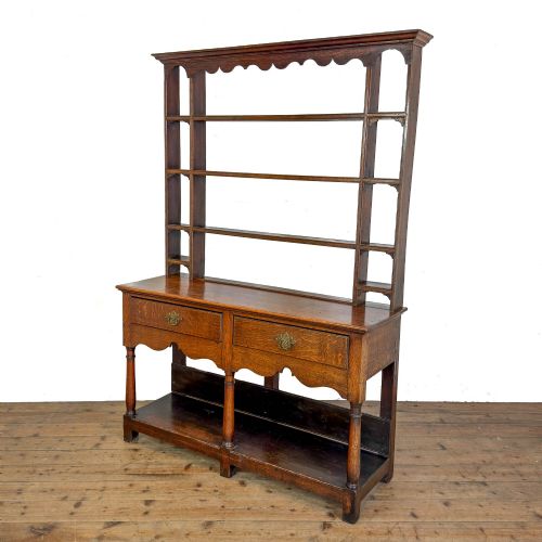 ANTIQUE SMALL OAK WELSH DRESSER - ADDITIONAL PHOTO 2