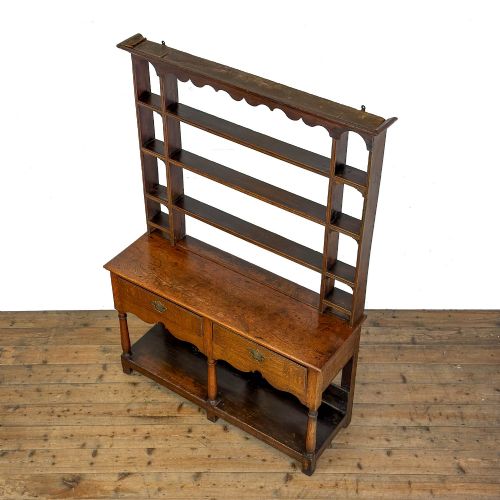 ANTIQUE SMALL OAK WELSH DRESSER - ADDITIONAL PHOTO 3