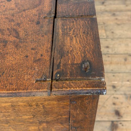 ANTIQUE SMALL WELSH OAK DRESSER BASE - ADDITIONAL PHOTO 5