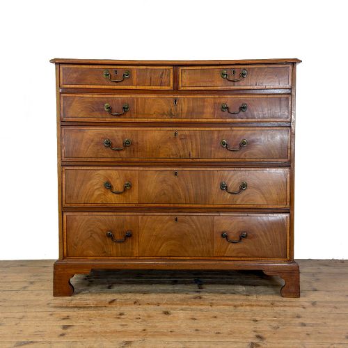 ANTIQUE MAHOGANY CHEST OF DRAWERS