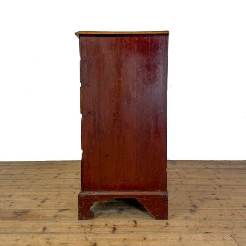 ANTIQUE MAHOGANY CHEST OF DRAWERS - ADDITIONAL PHOTO 7