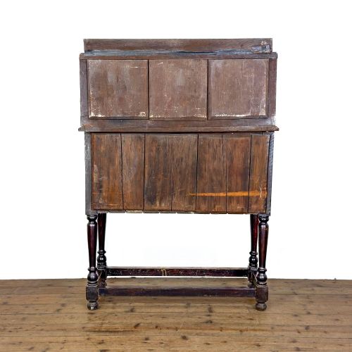 ANTIQUE VICTORIAN CARVED OAK SIDEBOARD - ADDITIONAL PHOTO 9