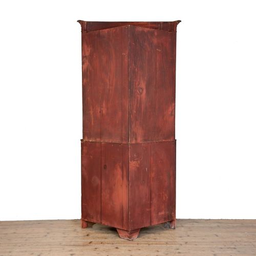 ANTIQUE MAHOGANY CORNER CUPBOARD - ADDITIONAL PHOTO 6