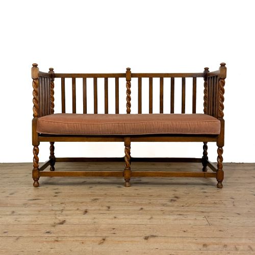 Arts and Crafts Style Hall Bench