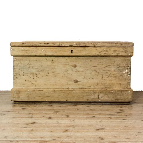 Antique Pine Tool Chest or Blanket Box
