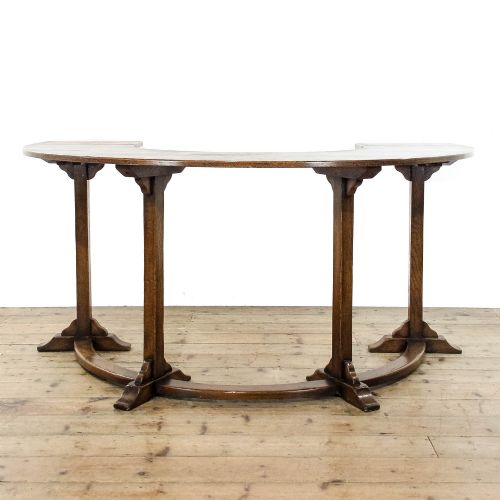 Antique Oak Hunt Table