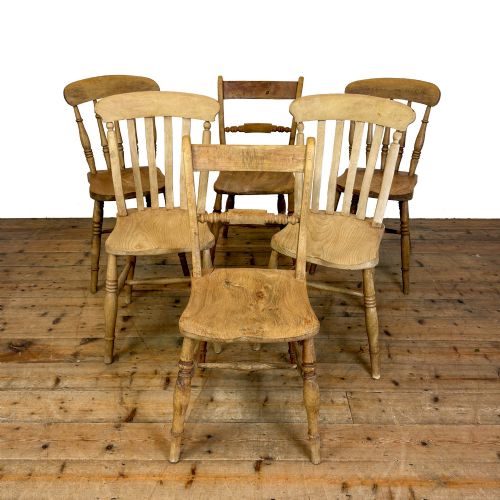 Harlequin Set of Six Vintage Chairs