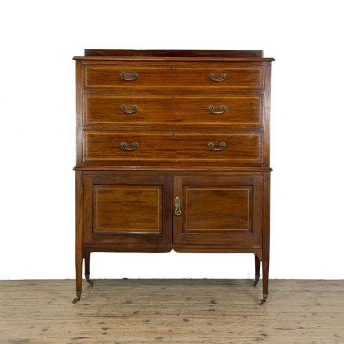 Antique Edwardian Mahogany Bedroom Chest