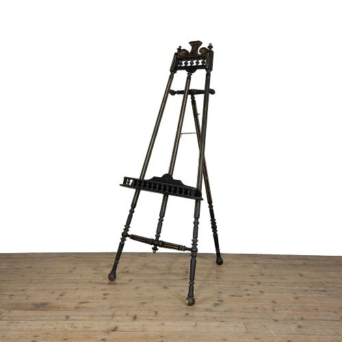 Antique Ebonised Aesthetic Style Floor Standing Easel