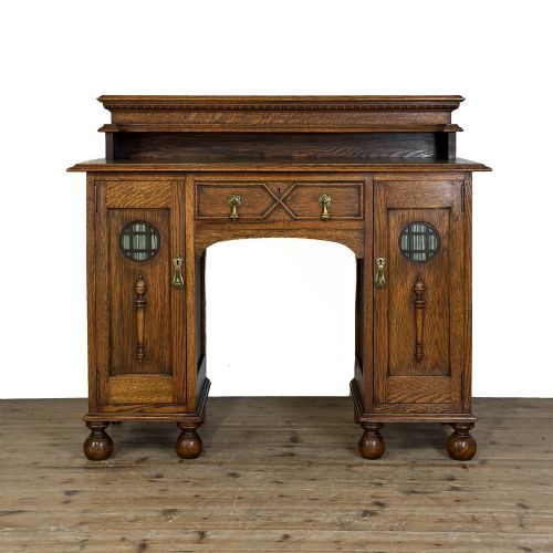 Antique Arts and Crafts Oak Desk