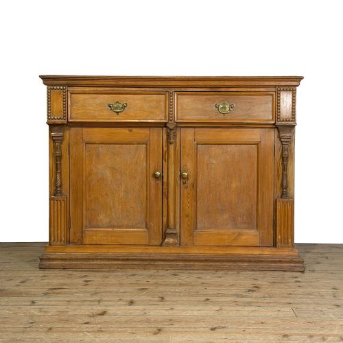Antique Oak Sideboard Cupboard