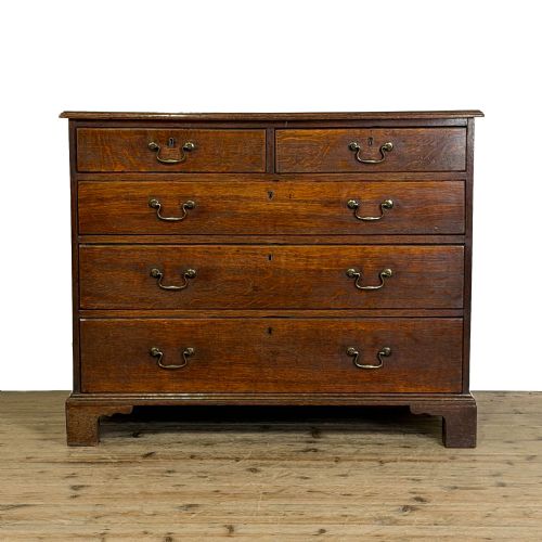 Antique Georgian Oak Chest of Drawers
