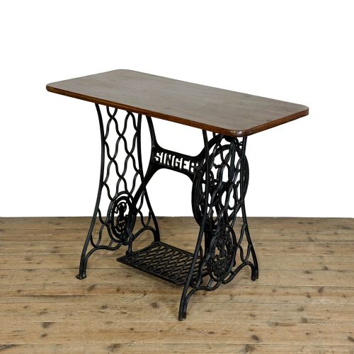 Antique Singer Sewing Machine Table
