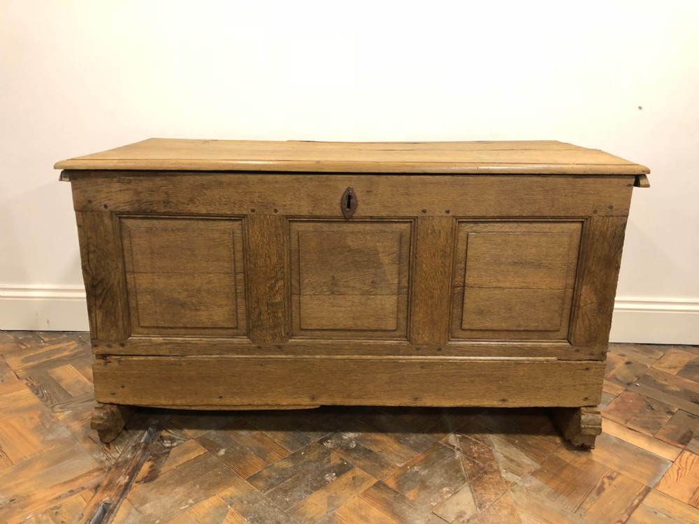 
Large Wooden Storage Chest or Trunk with Panel Front
