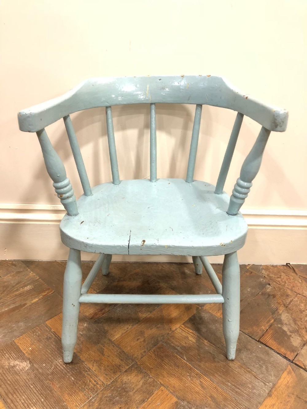  Antique Ash and Elm Hoop Back Child's Chair 