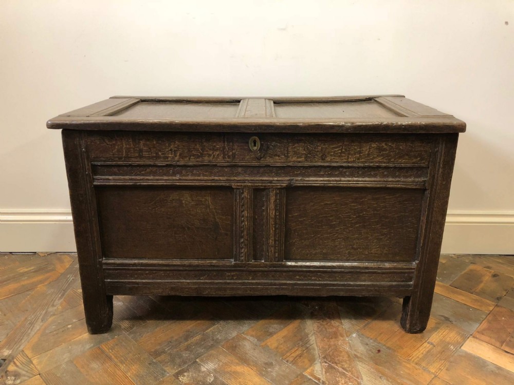 Small 18th Century Welsh Oak Coffer