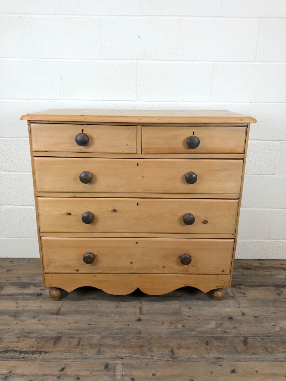 Victorian Country Pine Chest of Drawers