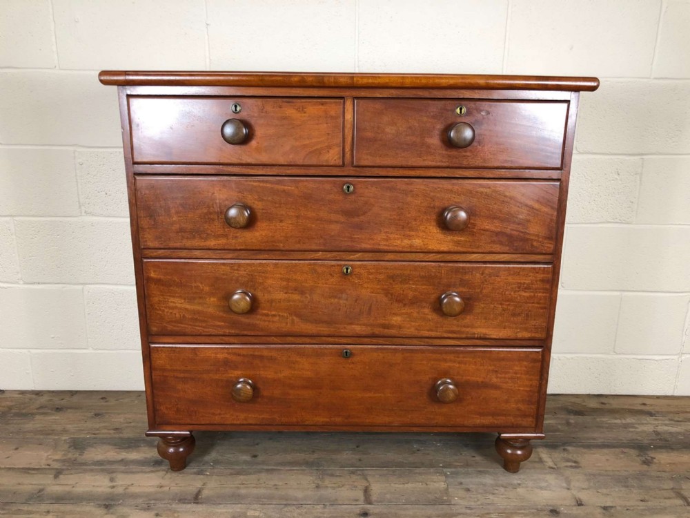 Victorian Mahogany Straight Front Chest of Drawers