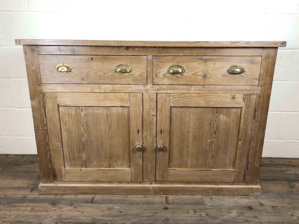 Antique Pine Dresser Base 