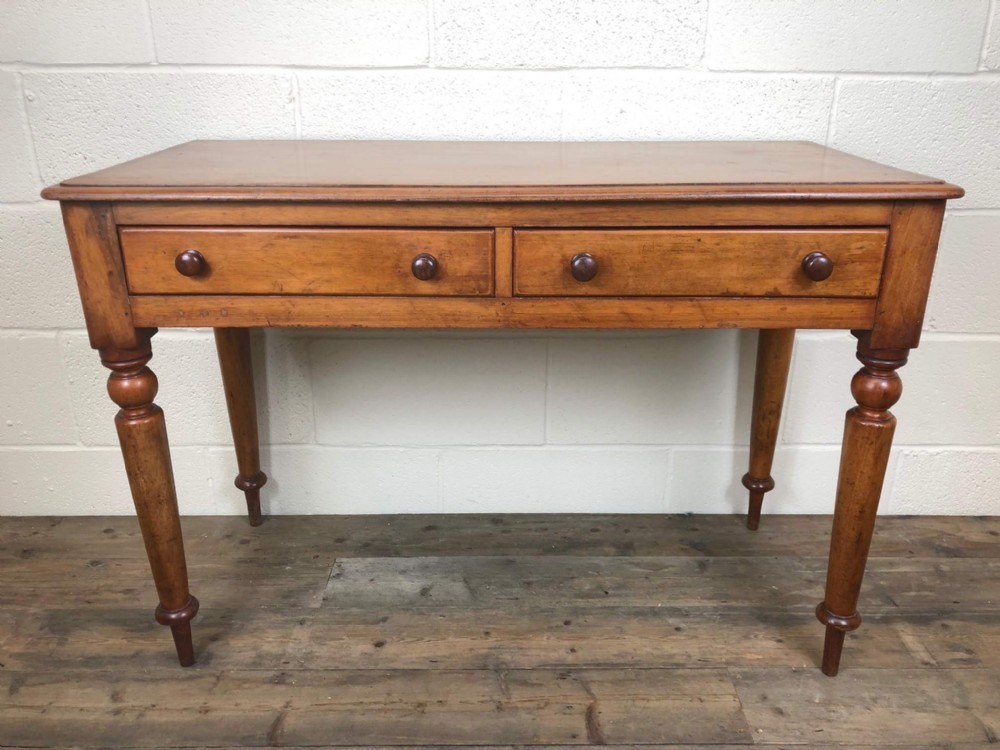 Mahogany Two Drawer Side Table