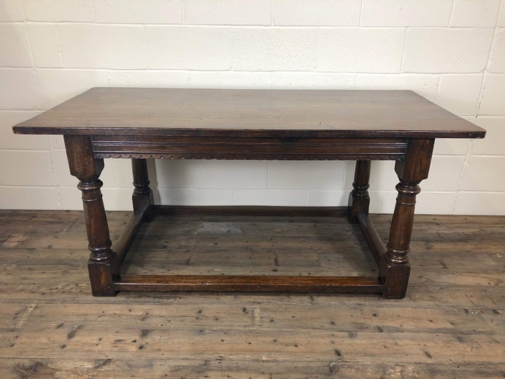 Antique Oak Refectory Dining Table