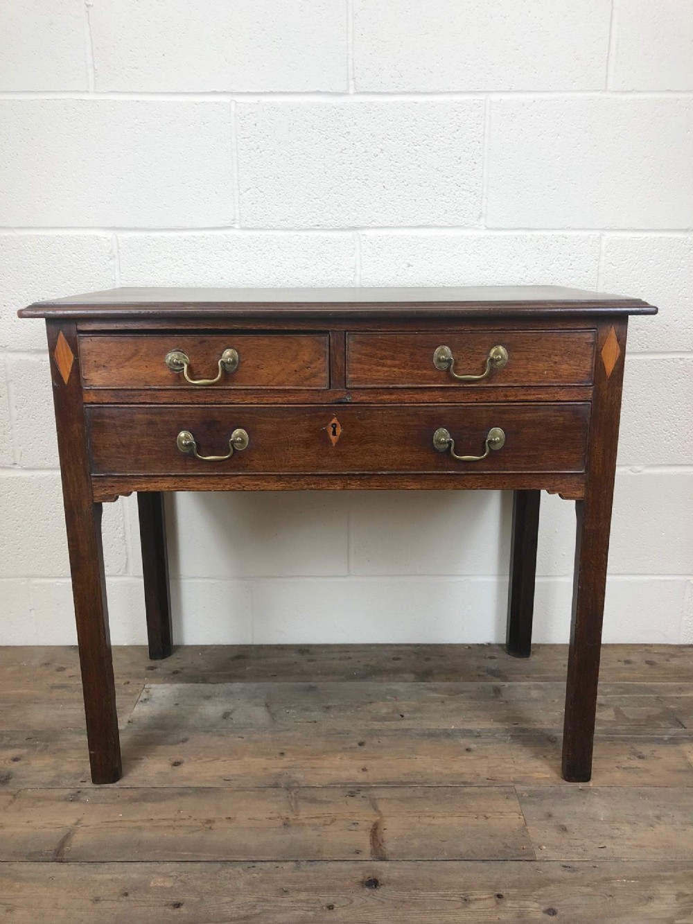 18th Century George III Mahogany Lowboy Table
