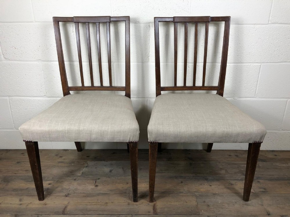 Pair of Antique Wooden Framed Chairs
