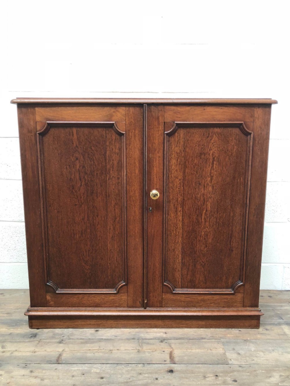 Victorian Oak Two Door Cupboard