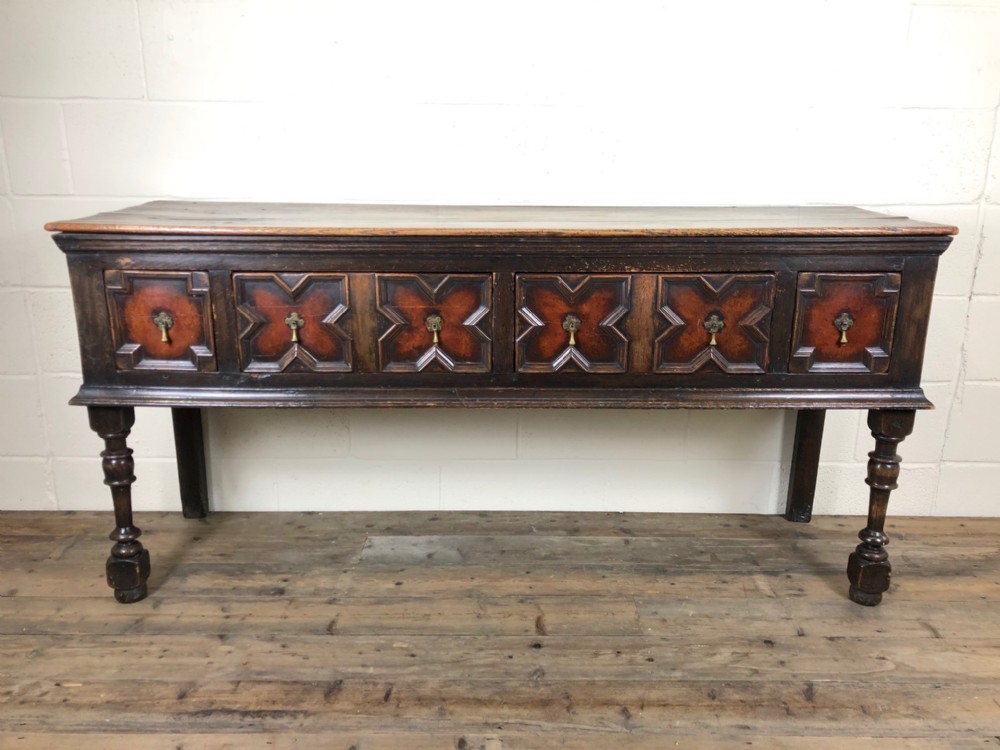 Early 18th Century Oak Jacobean Style Dresser Base