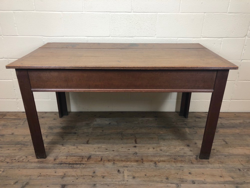 Early 20th Century Oak Clerk’s Desk with Storage