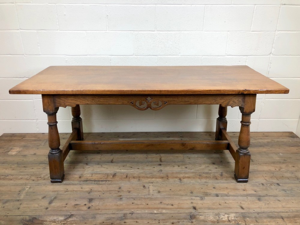 17th Century Style Oak Refectory Table