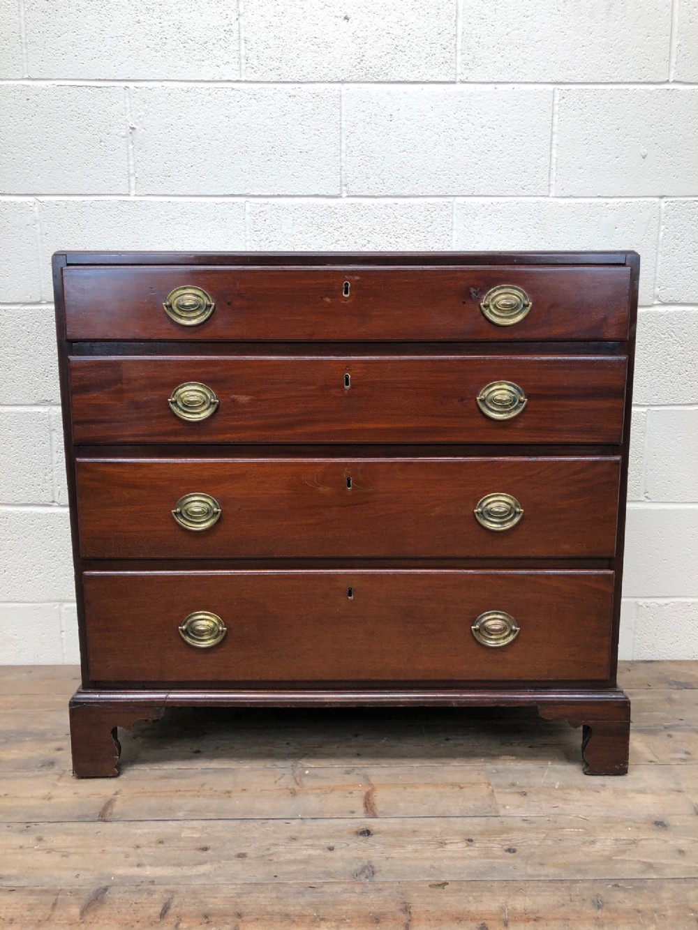 19th Century Straight Front Mahogany Chest of Drawers