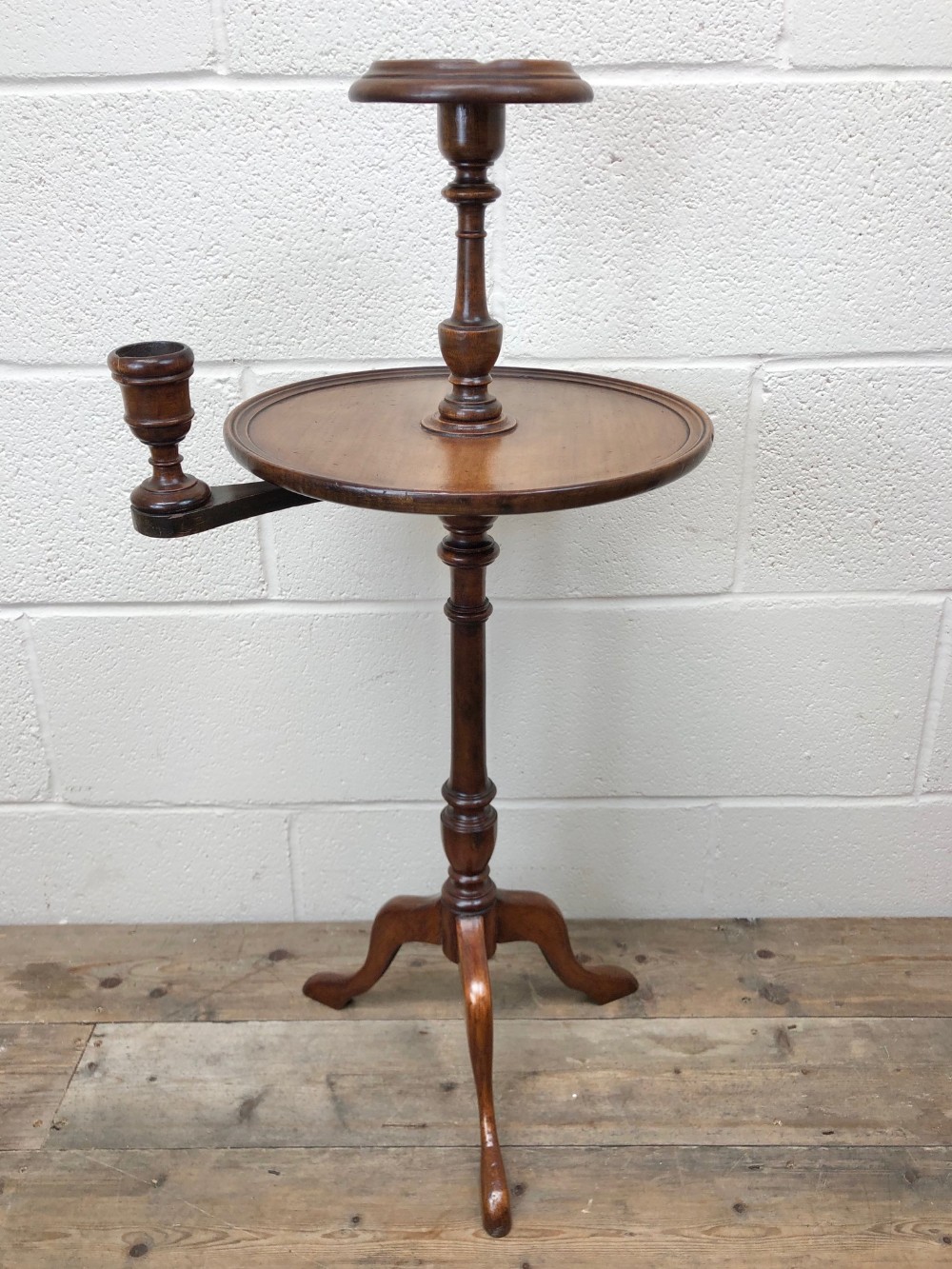 Antique Victorian Mahogany Smoker’s Companion Stand