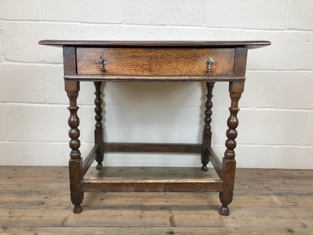 18th Century Oak Lowboy Table