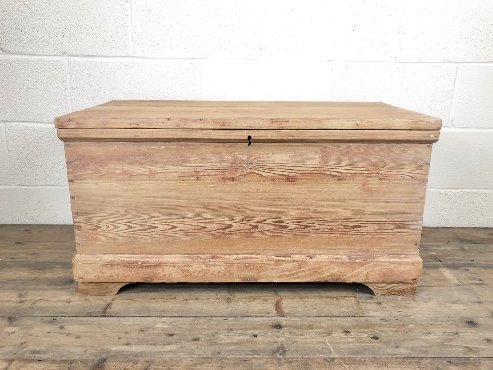 Antique Victorian Pine Chest