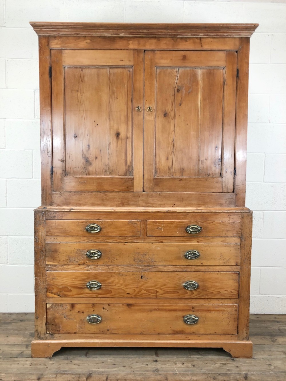 19th Century Antique Pine Housekeeper’s Cupboard